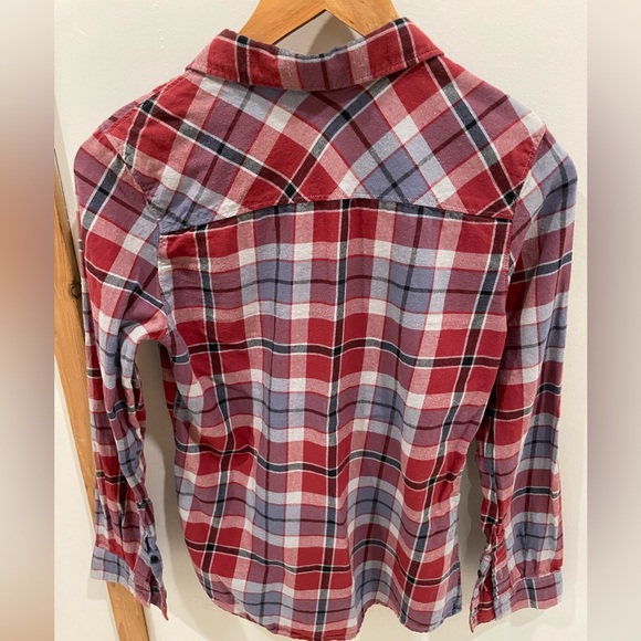 Fox flannel button up. Size Sm. - Picture 2 of 3